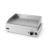 Hendi Bakplaat profi line, , profi line, geheel geribd, 230v 2400w, 550x420x(h)240mm