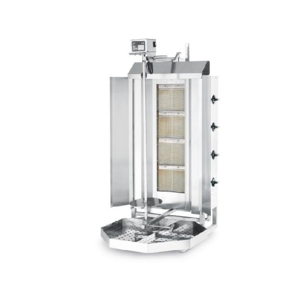 Hendi Kebabgrill gas profi line, , profi line, 12kw, 470x550x(h)1150mm | 226001 Hendi Kebabgrill gas profi line, , profi line, 12kw, 470x550x(h)1150mm | 226001