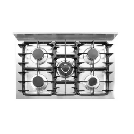 Hendi Gasfornuis - 5 pits, met ombouw, , kitchen line, 14,3kw, 900x600x(h)850mm | 225806 Hendi Gasfornuis - 5 pits, met ombouw, , kitchen line, 14,3kw, 900x600x(h)850mm | 225806