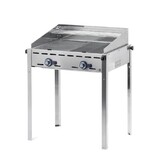 Hendi Green fire met 2 branders, , profi line, geëmailleerde gietijzeren bakplaat en rooster gn 1 1, 11,6kw, 740x615x(h)825mm Hendi Green fire met 2 branders, , profi line, geëmailleerde gietijzeren bakplaat en rooster gn 1 1, 11,6kw, 740x615x(h)825mm