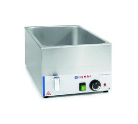 Hendi Bain-marie kitchen line met wateraftapkraan, , kitchen line, 230v 1200w, 340x540x(h)250mm Hendi Bain-marie kitchen line met wateraftapkraan, , kitchen line, 230v 1200w, 340x540x(h)250mm