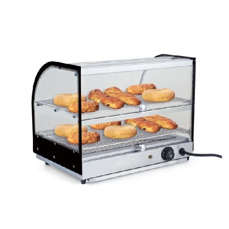 Hendi Opzet warmhoudvitrine tweelaags, , twee niveaus, 230v 400w, 554x376x(h)432mm | 273999 Hendi Opzet warmhoudvitrine tweelaags, , twee niveaus, 230v 400w, 554x376x(h)432mm | 273999