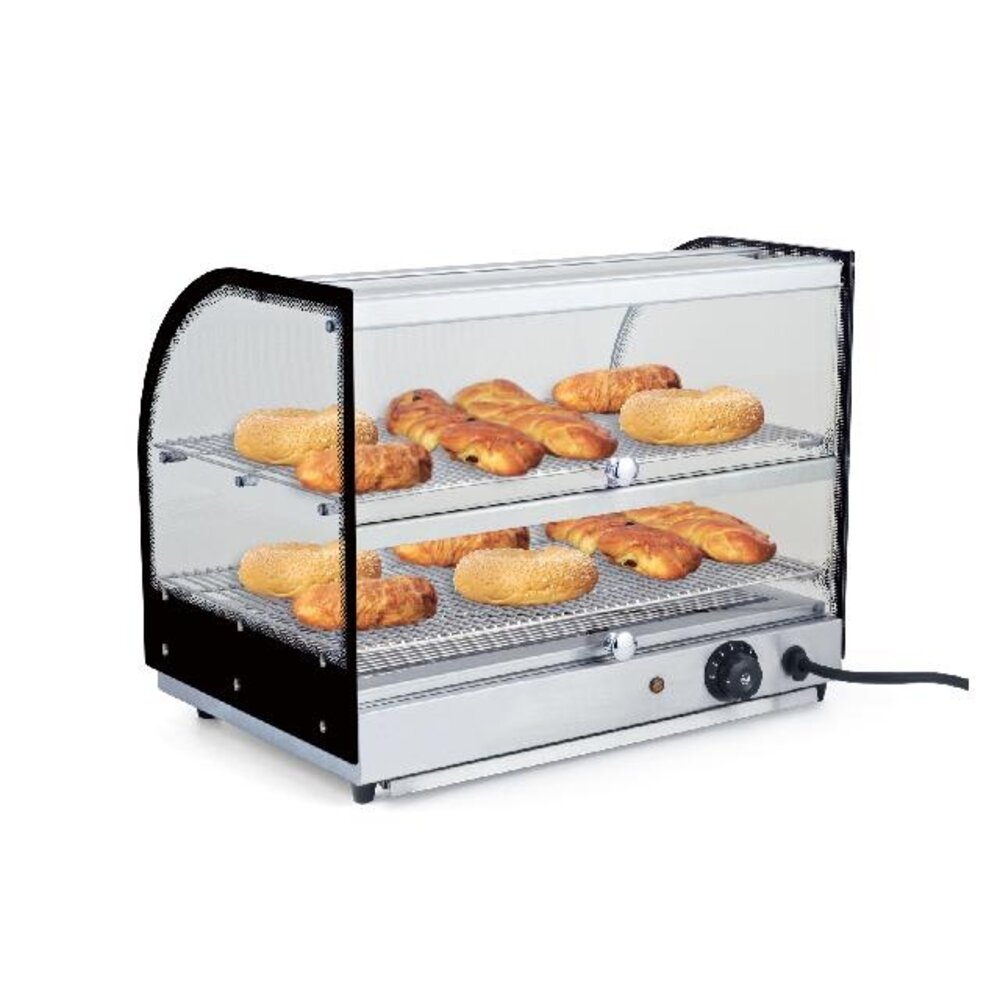 Hendi Opzet warmhoudvitrine tweelaags, , twee niveaus, 230v 400w, 554x376x(h)432mm | 273999 Hendi Opzet warmhoudvitrine tweelaags, , twee niveaus, 230v 400w, 554x376x(h)432mm | 273999