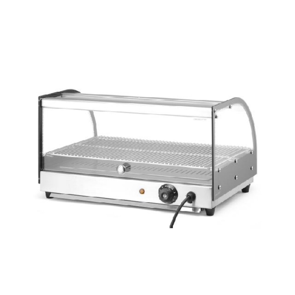 Hendi Opzet warmhoudvitrine enkellaags, , enkel niveau, 230v 400w, 554x376x(h)311mm | 273982