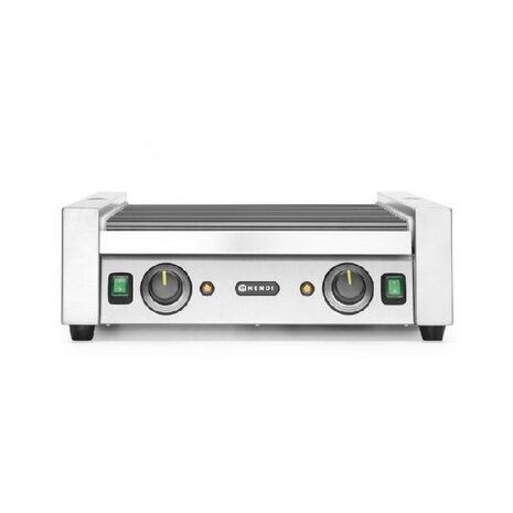 Hendi Worstenroller grill - twee zones, , 14 rollers, 230v 1480w, 520x591x(h)175mm | 268735 Hendi Worstenroller grill - twee zones, , 14 rollers, 230v 1480w, 520x591x(h)175mm | 268735