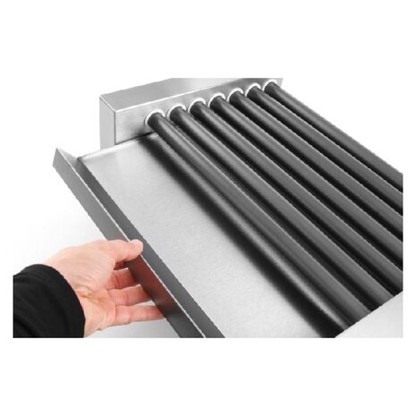 Hendi Worstenroller grill - één zone, , 7 rollers, 230v 740w, 520x325x(h)175mm | 268506 Hendi Worstenroller grill - één zone, , 7 rollers, 230v 740w, 520x325x(h)175mm | 268506