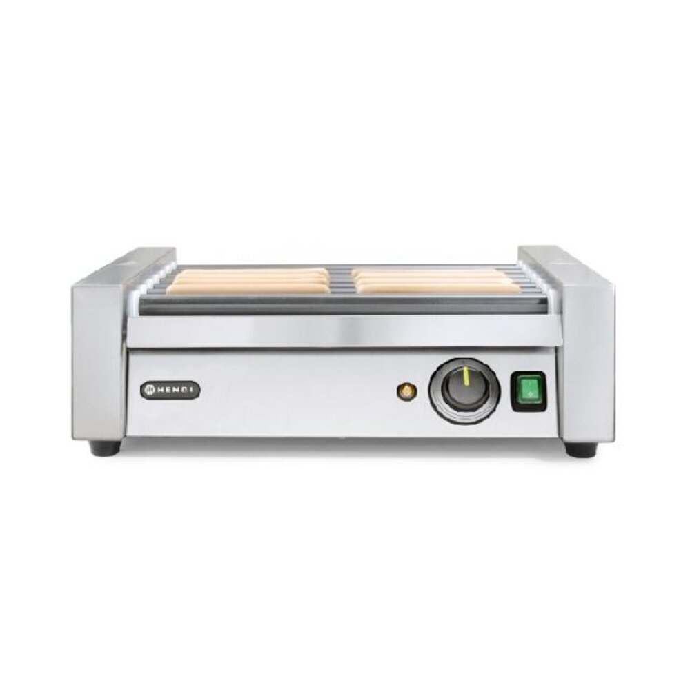 Hendi Worstenroller grill - één zone, , 7 rollers, 230v 740w, 520x325x(h)175mm | 268506 Hendi Worstenroller grill - één zone, , 7 rollers, 230v 740w, 520x325x(h)175mm | 268506
