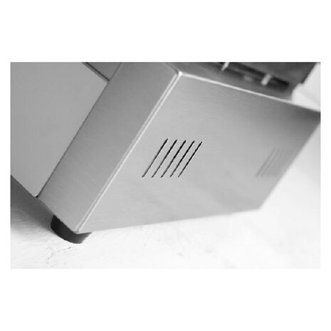 Hendi Contactgrill panini, , boven geribd, onder glad, 230v 2200w, 430x370x(h)210mm | 263662 Hendi Contactgrill panini, , boven geribd, onder glad, 230v 2200w, 430x370x(h)210mm | 263662
