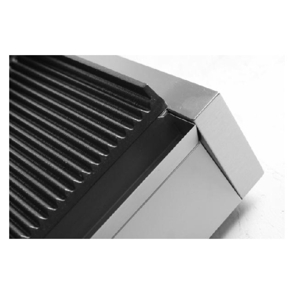 Hendi Contactgrill panini, , boven geribd, onder glad, 230v 2200w, 430x370x(h)210mm | 263662 Hendi Contactgrill panini, , boven geribd, onder glad, 230v 2200w, 430x370x(h)210mm | 263662