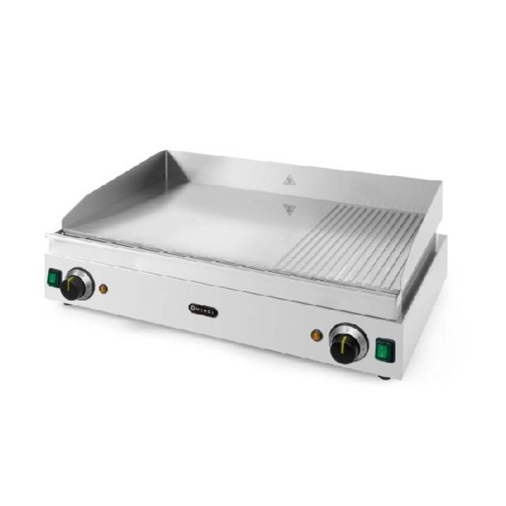 Hendi Bakplaat profi line, , profi line, 2 3 glad, 1 3 geribd, 230v 3500w, 720x530x(h)250mm | 203163 Hendi Bakplaat profi line, , profi line, 2 3 glad, 1 3 geribd, 230v 3500w, 720x530x(h)250mm | 203163