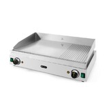 Hendi Bakplaat profi line, , profi line, 2 3 glad, 1 3 geribd, 230v 3500w, 720x530x(h)250mm