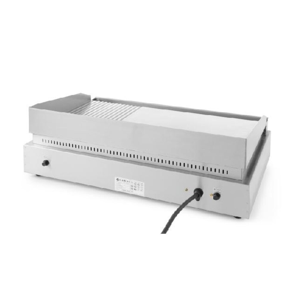 Hendi Bakplaat profi line, , profi line, 2 3 glad, 1 3 geribd, 230v 3500w, 720x530x(h)250mm | 203163 Hendi Bakplaat profi line, , profi line, 2 3 glad, 1 3 geribd, 230v 3500w, 720x530x(h)250mm | 203163