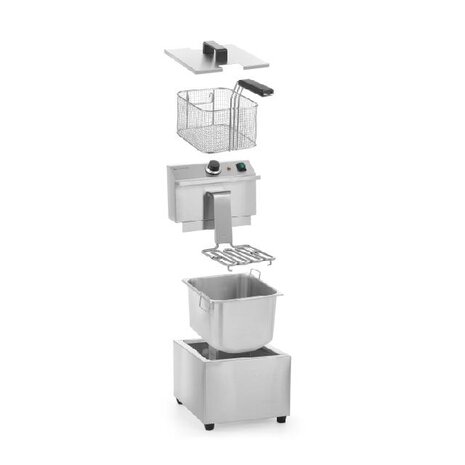 Hendi Friteuse profi line - 8 l, , profi line, 8l, 230v 3500w, 305x460x(h)350mm | 207208