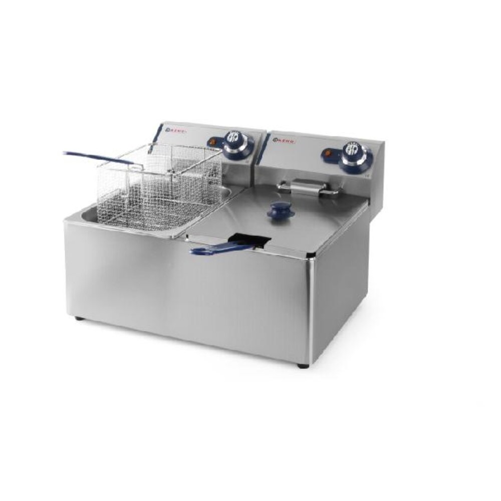 Hendi Friteuse kitchen line - 2x 8l, , kitchen line, 16l, 230v 7000w, 550x430x(h)345mm | 205839 Hendi Friteuse kitchen line - 2x 8l, , kitchen line, 16l, 230v 7000w, 550x430x(h)345mm | 205839