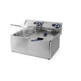 Hendi Friteuse kitchen line - 2x 8l, , kitchen line, 16l, 230v 7000w, 550x430x(h)345mm
