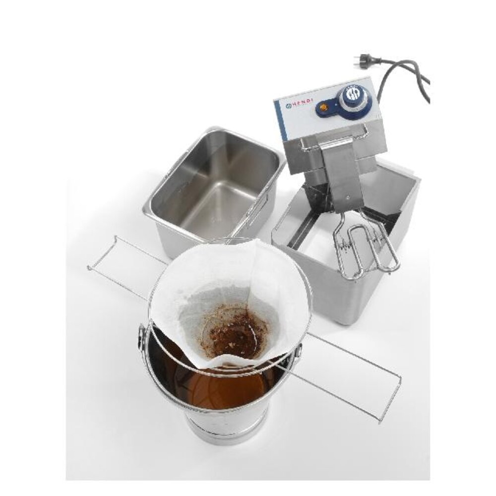 Hendi Friteuse kitchen line - 2x 8l, , kitchen line, 16l, 230v 7000w, 550x430x(h)345mm | 205839 Hendi Friteuse kitchen line - 2x 8l, , kitchen line, 16l, 230v 7000w, 550x430x(h)345mm | 205839