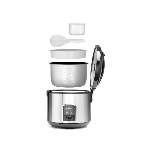 Hendi Rijstkoker met stoomfunctie, , profi line, 1,8l, 230v 700w, ø280x(h)285mm | 240410 Hendi Rijstkoker met stoomfunctie, , profi line, 1,8l, 230v 700w, ø280x(h)285mm | 240410