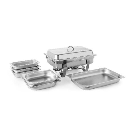 Hendi Chafing dish set, , kitchen line, 585x385x(h)315mm | 471050 Hendi Chafing dish set, , kitchen line, 585x385x(h)315mm | 471050