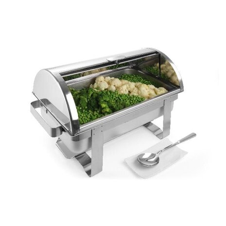 Hendi Rolltop-chafing dish gastronorm 1 1, , 9l, 590x340x(h)400mm | 470206