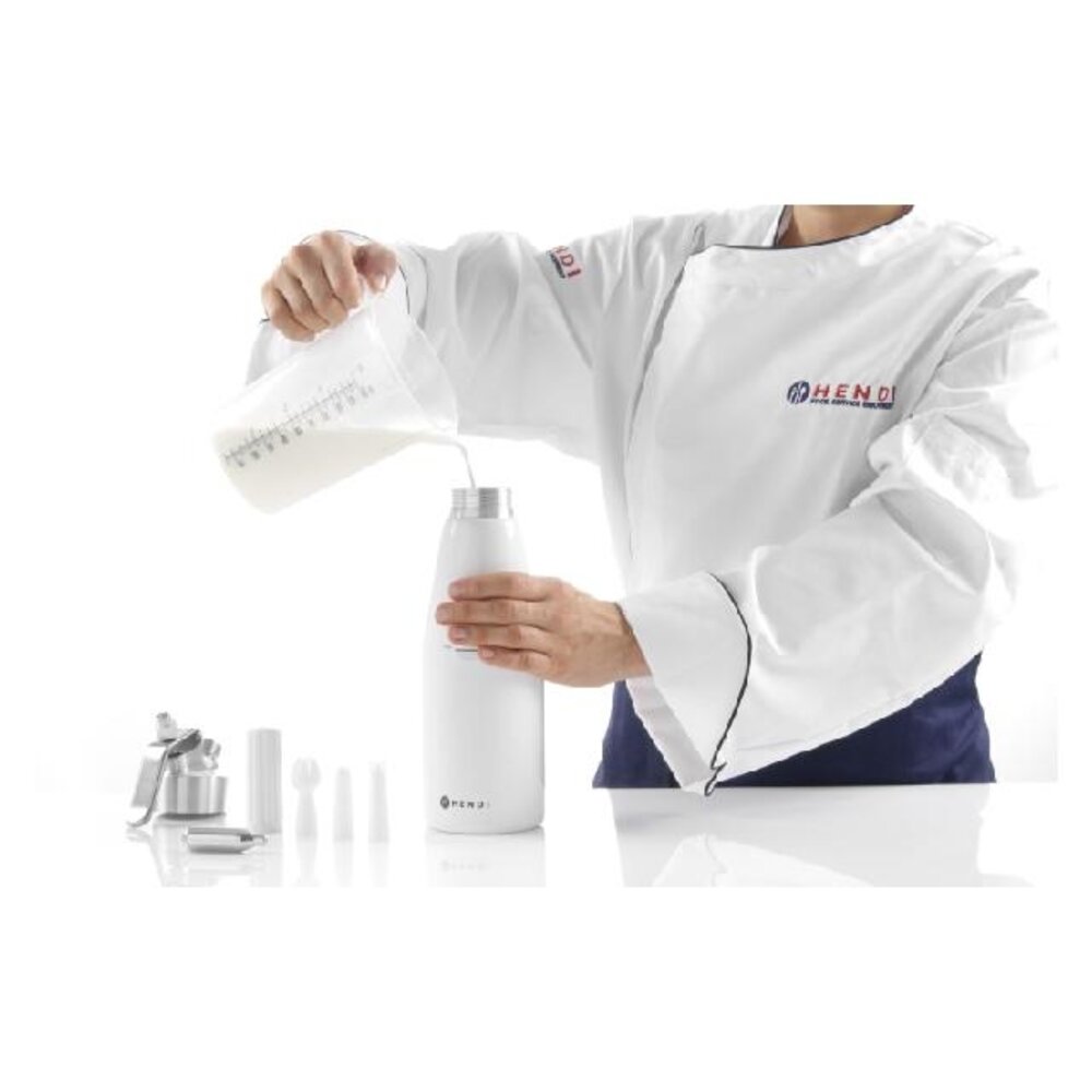 Hendi Slagroomapparaat kitchen line, , kitchen line, 0,95l, ø95x(h)320mm | 588376 Hendi Slagroomapparaat kitchen line, , kitchen line, 0,95l, ø95x(h)320mm | 588376