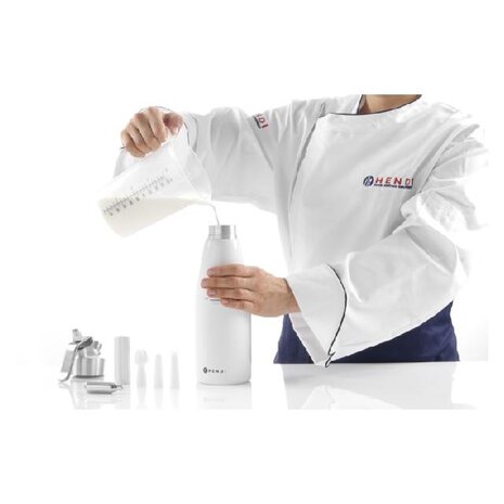 Hendi Slagroomapparaat kitchen line, , kitchen line, 0,25l, ø80x(h)200mm | 588031 Hendi Slagroomapparaat kitchen line, , kitchen line, 0,25l, ø80x(h)200mm | 588031