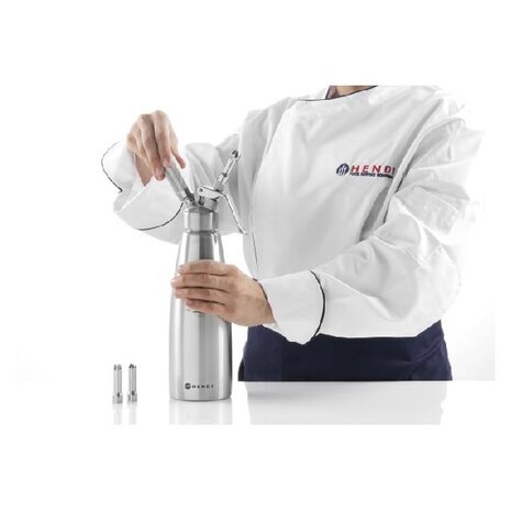 Hendi Slagroomapparaat profi line, , profi line, 1l, ø98x(h)330mm | 588024 Hendi Slagroomapparaat profi line, , profi line, 1l, ø98x(h)330mm | 588024