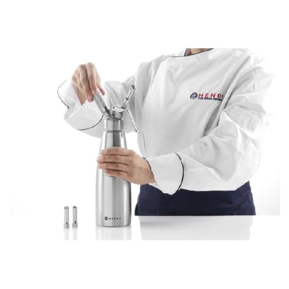 Hendi Slagroomapparaat profi line, , profi line, 0,5l, ø85x(h)235mm | 588017 Hendi Slagroomapparaat profi line, , profi line, 0,5l, ø85x(h)235mm | 588017