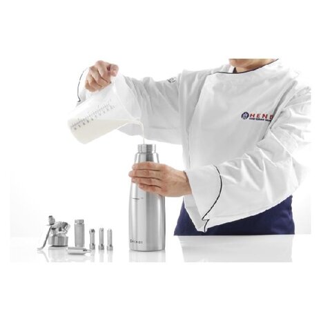 Hendi Slagroomapparaat profi line, , profi line, 0,5l, ø85x(h)235mm | 588017 Hendi Slagroomapparaat profi line, , profi line, 0,5l, ø85x(h)235mm | 588017