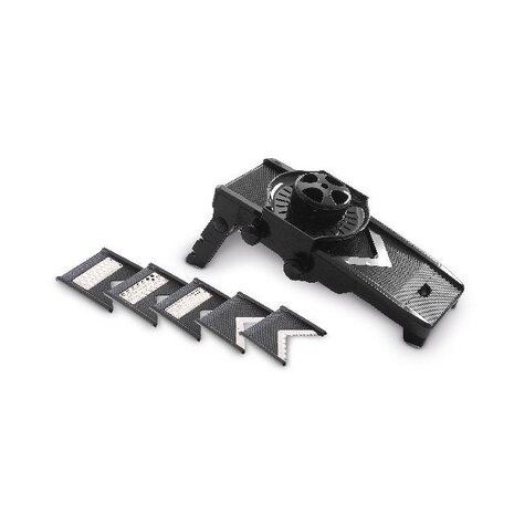 Hendi Groentesnijder v-vorm, , zwart, 130x335x(h)75mm | 222614 Hendi Groentesnijder v-vorm, , zwart, 130x335x(h)75mm | 222614