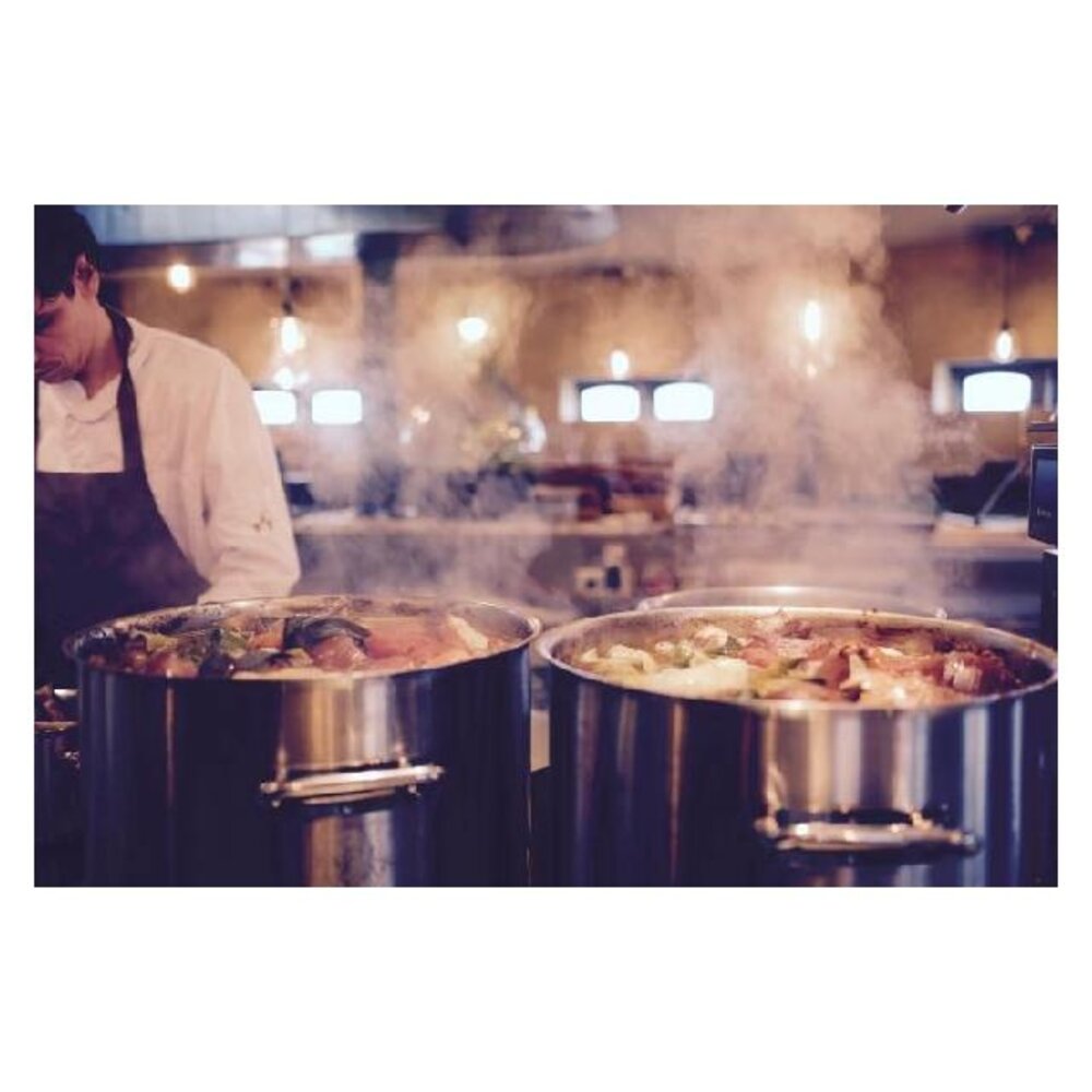 Hendi Kookpan met deksel, , budget line, 98l, ø500x(h)500mm | 835104 Hendi Kookpan met deksel, , budget line, 98l, ø500x(h)500mm | 835104