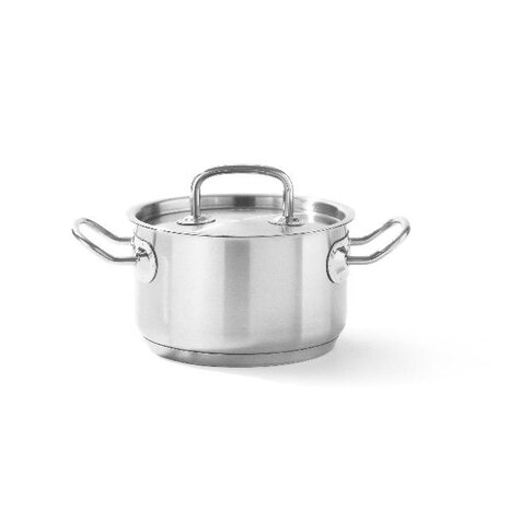 Hendi Kookpan middel - met deksel, , kitchen line, 15l, ø320x(h)190mm | 836507