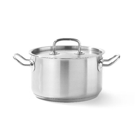 Hendi Kookpan middel - met deksel, , kitchen line, 15l, ø320x(h)190mm | 836507