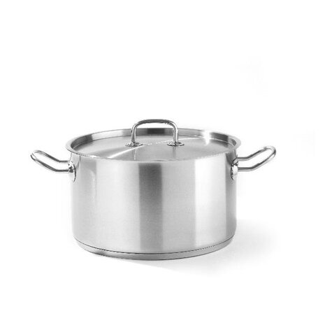 Hendi Kookpan middel - met deksel, , kitchen line, 15l, ø320x(h)190mm | 836507