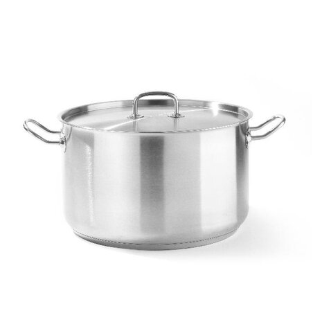 Hendi Kookpan middel - met deksel, , kitchen line, 15l, ø320x(h)190mm | 836507