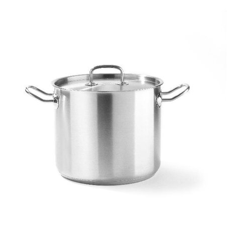 Hendi Kookpan hoog - met deksel, , kitchen line, 21l, ø320x(h)270mm | 837603