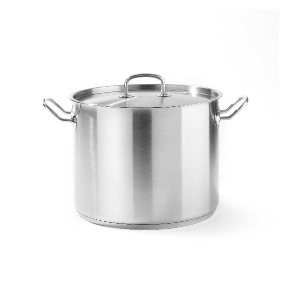 Hendi Kookpan hoog - met deksel, , kitchen line, 21l, ø320x(h)270mm | 837603