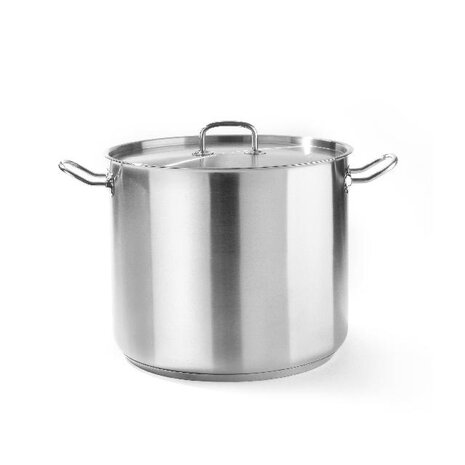 Hendi Kookpan hoog - met deksel, , kitchen line, 21l, ø320x(h)270mm | 837603