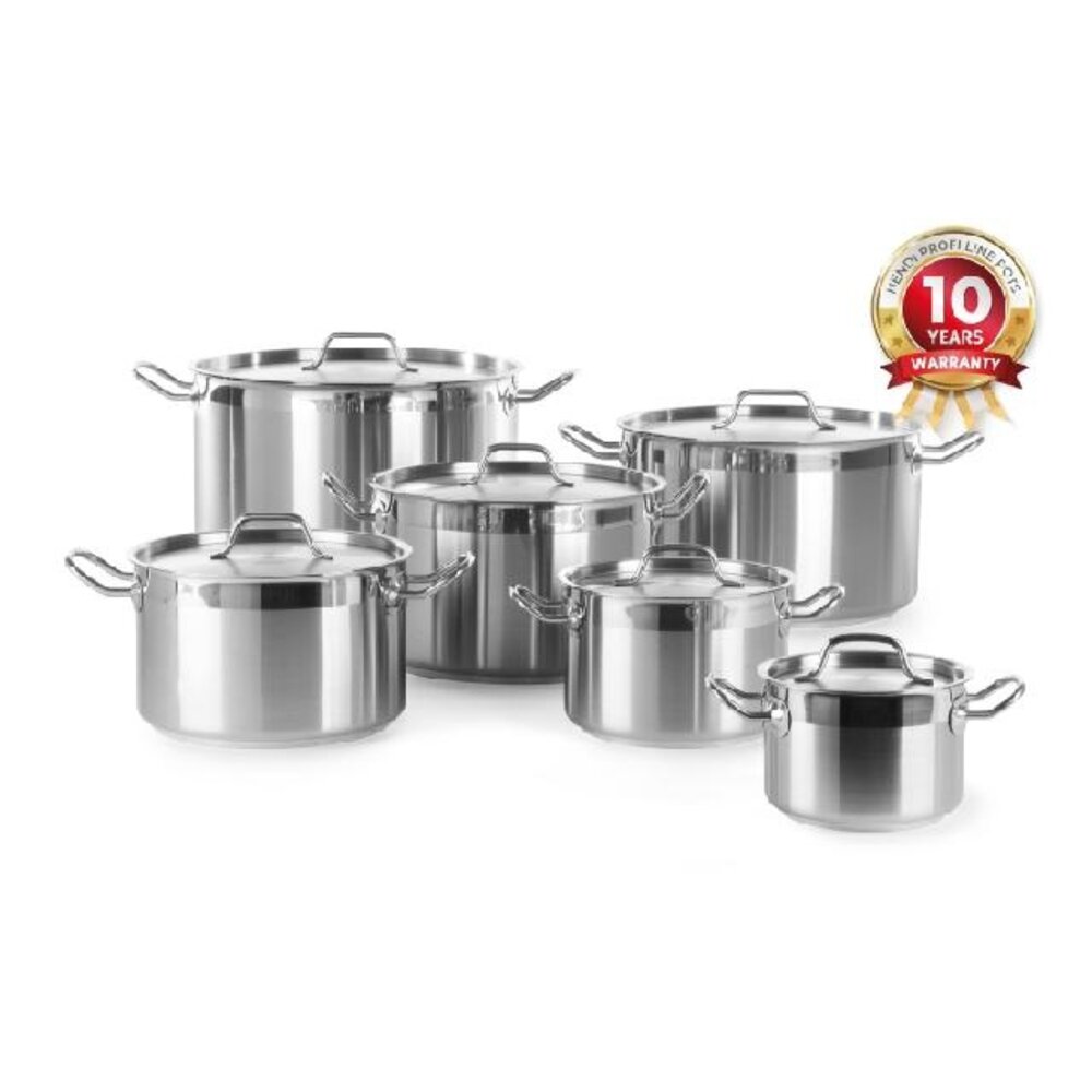 Hendi Kookpan middel - met deksel, , profi line, 23,5l, ø360x(h)230mm | 831700 Hendi Kookpan middel - met deksel, , profi line, 23,5l, ø360x(h)230mm | 831700