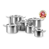 Hendi Kookpan middel - met deksel, , profi line, 10l, ø280x(h)170mm