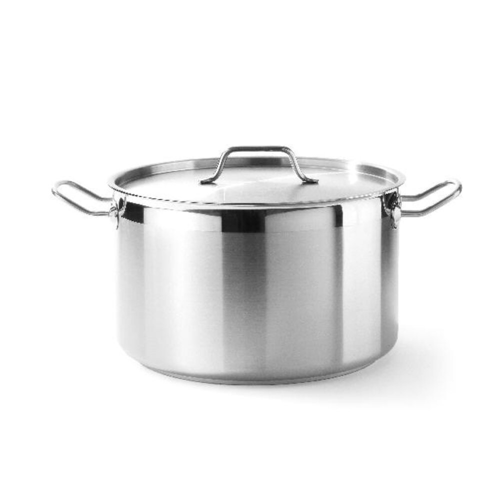 Hendi Kookpan middel - met deksel, , profi line, 10l, ø280x(h)170mm | 831502