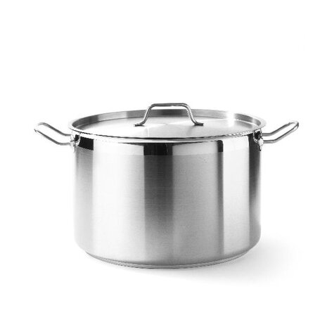 Hendi Kookpan middel - met deksel, , profi line, 4l, ø200x(h)130mm | 831205