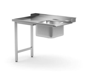 Hendi Spoeltafel voor vaatwassers, , rechterzijde, 1200x700x(h)850mm Hendi Spoeltafel voor vaatwassers, , rechterzijde, 1200x700x(h)850mm