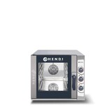 Hendi Hetelucht stoomoven manueel nano 5x gn 2 3, , 400v 5400w, 700x714x(h)628mm Hendi Hetelucht stoomoven manueel nano 5x gn 2 3, , 400v 5400w, 700x714x(h)628mm