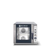 Hendi Hetelucht stoomoven digitaal nano 5x gn 2 3, , 400v 5400w, 700x714x(h)628mm Hendi Hetelucht stoomoven digitaal nano 5x gn 2 3, , 400v 5400w, 700x714x(h)628mm