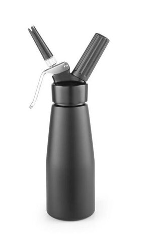 Hendi Slagroomapparaat kitchen line zwart, , kitchen line, 0,5l, ø80x(h)260mm | 588420