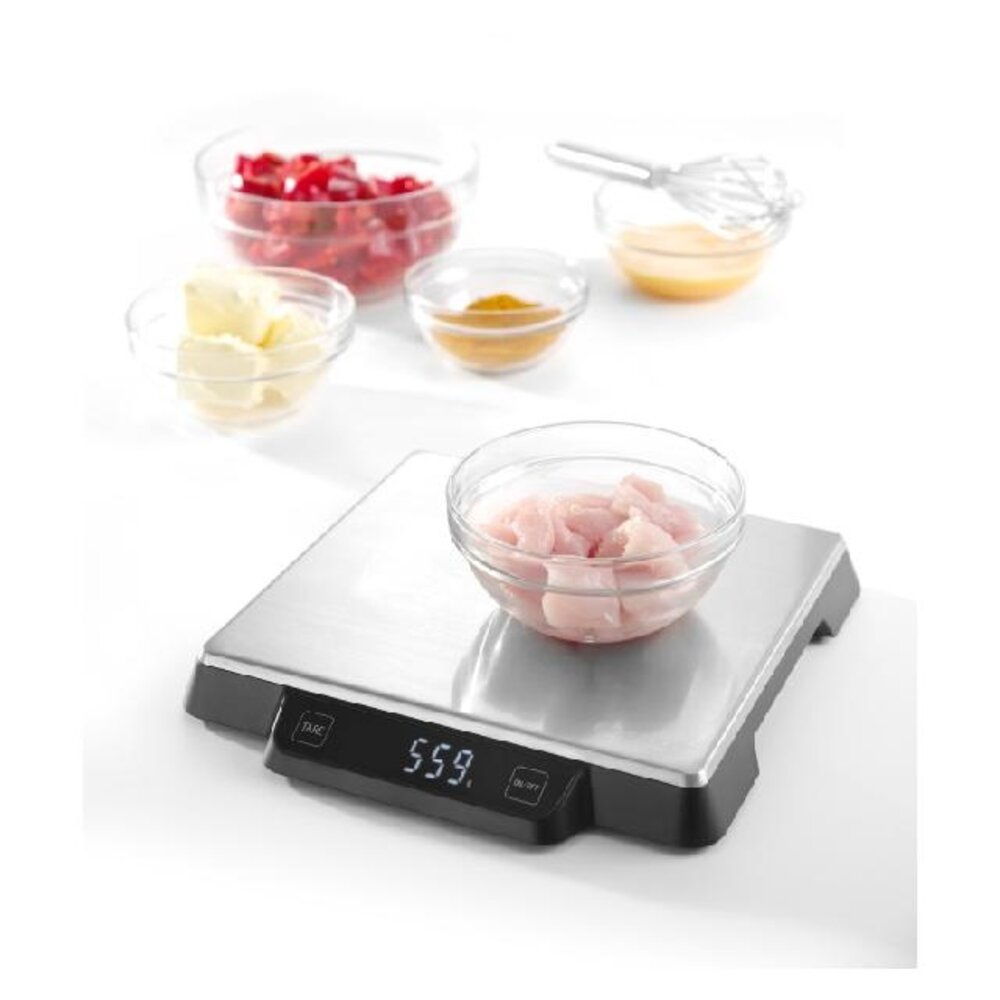 Hendi Keukenweegschaal 15 kg, , 266x269x(h)34mm | 580233 Hendi Keukenweegschaal 15 kg, , 266x269x(h)34mm | 580233