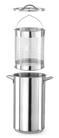 Hendi Asperge- en pastapan xl, , 5,5l, ø162x(h)280mm | 833100 Hendi Asperge- en pastapan xl, , 5,5l, ø162x(h)280mm | 833100