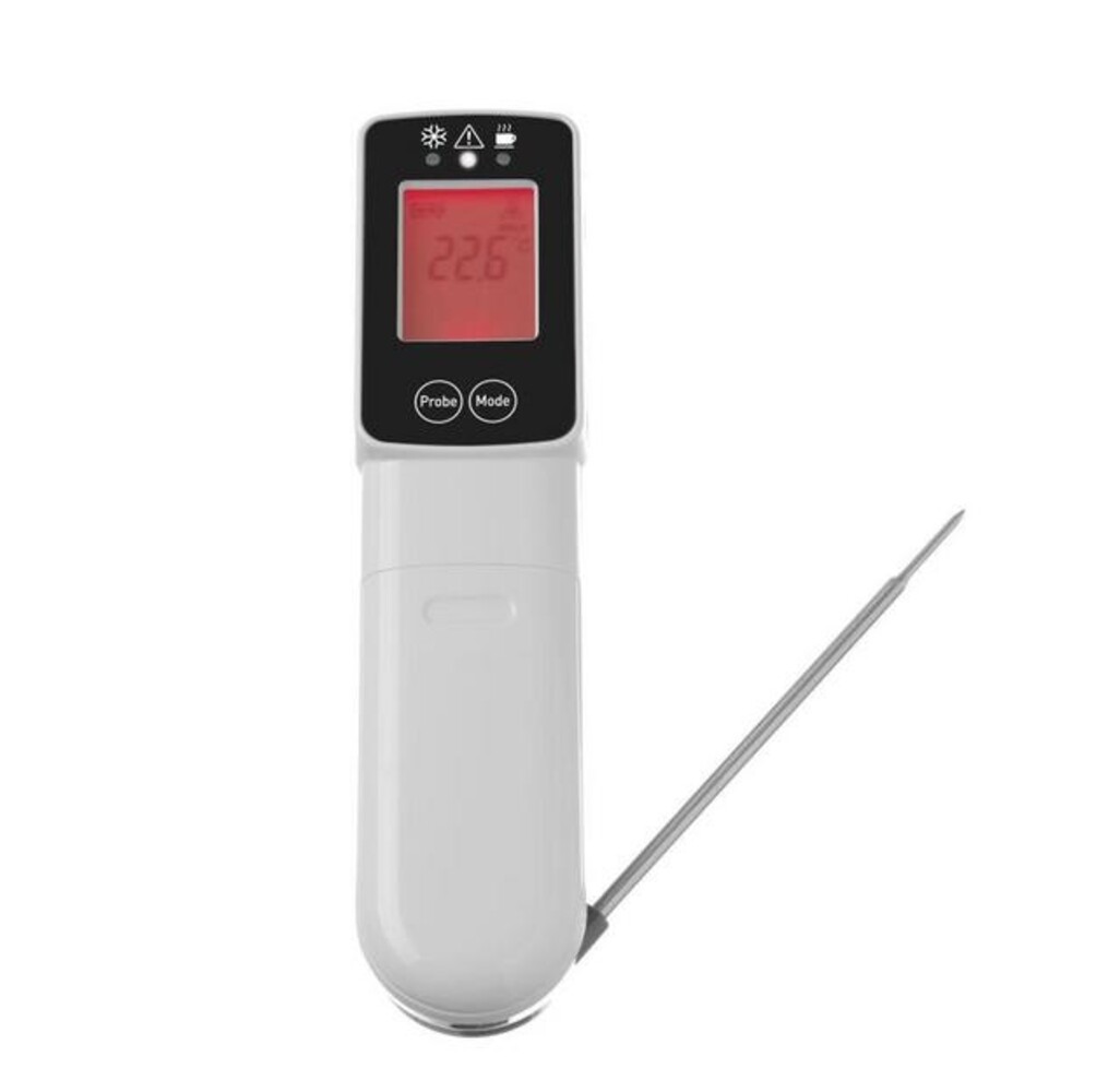Hendi Infrarood thermometer met sonde haccp, , 39x53x(h)158mm | 271254