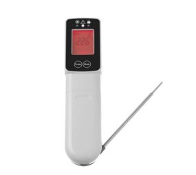 Hendi Infrarood thermometer met sonde haccp, , 39x53x(h)158mm