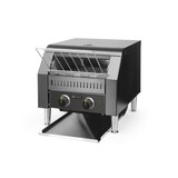 Hendi Doorloop broodrooster dubbel, , zwart, 230v 2240w, 418x368x(h)387mm